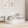 vidaXL Bett mit Matratze Weiß 140x190 cm Massivholz Kiefer 3281947 Bild 3