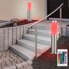 2er Set RGB LED Sockellampe, dimmbar, Fernbedienung H 45 cm Bild 4