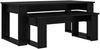 vidaXL Kaffeetisch Set 2 pcs Schwarz Eichen-Optik Holzwerkstoff 8000133 Bild 2