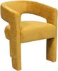 Livin Hill Gepolsterter Stuhl mit Armlehne Leith Goldorange LET71OG 75 x 58 x 62 cm Bild 2