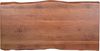 Esstisch Baumkante massiv Akazie Nussbaum 300 x 100 U-Gestell silber CALI 113361477 Bild 5