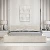 Polsterbett Doppelbett NORFOLK Komplettset 140x200cm in Stoff Ditra Creme Bild 2