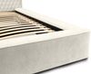 Polsterbett Doppelbett NORFOLK Komplettset 140x200cm in Stoff Ditra Creme Bild 5