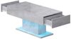 radelldar Couchtisch Wohnzimmertisch Hochglanz mit 2 Schubladen modern 110x55x50cm,USB Bild 5
