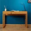 IDIMEX Schreibtisch NOAH, Bürotisch mit 2 Schubladen, Konsolentisch aus Kiefer Massivholz braun Bild 3
