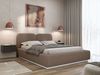 Selsey 'Comoves' Polsterbett 160x200 mit Veloursbezug, Bettkasten und Lattenrost, Braun Bild 3