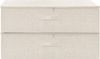 vidaXL Aufbewahrungsboxen 2 Stk. Stoff 70x40x18 cm Creme 332908 Bild 3