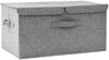 vidaXL Aufbewahrungsbox Stoff 50x30x25 cm Grau 332914 Bild 2