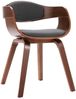 vidaXL Esszimmerstühle 2 Stk. Bugholz und Grau Stoff 287389 Bild 3