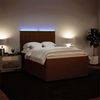 vidaXL Boxspringbett mit Matratze Rosa 160x200 cm Samt 3294687 Bild 5