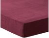 Traumschlaf Spannbettlaken Frottee Stretch, Baumwolle, aubergine, 90x200 - 100x200 cm Bild 2