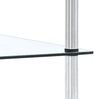 vidaXL Regal mit 5 Ablagen Transparent 40x40x130 cm Hartglas 249506 Bild 3