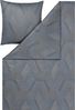 Estella Interlock Jersey Bettwäsche Quinn 6895-840 Graphit 135x200 Bild 2