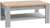 Couchtisch >BOHOL< in Riviera Eiche Dekor / Eiche grau - 100x45,7x60cm (BxHxT) Bild 3