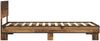 vidaXL Bettgestell mit Kopfteil Altholz 80x200 cm Holzwerkstoff 8009085 Bild 4