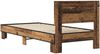 vidaXL Bettgestell mit Kopfteil Altholz 80x200 cm Holzwerkstoff 8009085 Bild 5