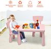 Kindertisch und 2 Stühlen 3 TLG. Kindersitzgruppe Kindermöbel-Set Rosa Bild 5