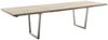 Kulissen-Esstisch >BROOKLYN< in Bianco geölt / Edelstahl - 320x73x100 (BxHxT) Bild 4