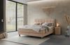 Reina Boxspringbett braun Eiche MassivholzPolyester/Polyamid/Viskose 214cm x 203cm x 115cm Bild 2