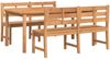 vidaXL 3-tlg. Garten-Essgruppe Massivholz Teak 3157199 Bild 3
