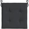 vidaXL Gartenstuhl-Kissen 6 Stk. Schwarz 50x50x4 cm Oxford-Gewebe 314053 Bild 5