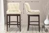 CLP Barhocker Lakewood Echtleder, Antik gepolstert antik dunkel,creme Bild 2