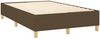 vidaXL Boxspringbett mit Matratze & LED Dunkelbraun 120x200 cm Stoff, Härtegrad: H2 [3135744] Bild 5