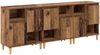 vidaXL Sideboards 3 pcs Altholz 60 x 35 x 70 cm Holzwerkstoff 3415559 Bild 2