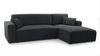 AX LIVING Catea Eckschlafsofa mit Bettkasten R – Dunkelgraues Ecksofa 279cm Bild 2