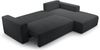 AX LIVING Catea Eckschlafsofa mit Bettkasten R – Dunkelgraues Ecksofa 279cm Bild 4