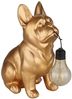 LED Außenleuchte LED-Board Solar 1 Flamme, Gold, IP44 Bild 4