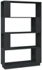 vidaXL Bücherregal/Raumteiler Grau 80x25x132 cm Massivholz Kiefer 814061 Bild 2