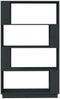 vidaXL Bücherregal/Raumteiler Grau 80x25x132 cm Massivholz Kiefer 814061 Bild 5