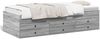 vidaXL Tagesbett mit Schubladen ohne Matratze Grau Sonoma 75x190 cm 3280893 Bild 2