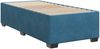 vidaXL Boxspringbett mit Matratze Blau 90x190 cm Samt 3290802 Bild 5