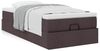 vidaXL Ottoman-Bett mit Matratze Dunkelbraun 90x200 cm Stoff 3311081 Bild 4
