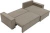 Mirjan24 'Kobaro Maxi' Ecksofa mit Bettkasten und Schlaffunktion, Weiß, 82 x 145 x 272 cm Bild 5