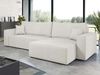 Mirjan24 'Kobaro Maxi' Ecksofa mit Bettkasten und Schlaffunktion, Weiß, 82 x 145 x 272 cm Bild 4