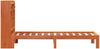 vidaXL Massivholzbett mit Regal ohne Matratze Wachsbraun 100x200 cm 3322617 Bild 5