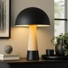 Tischleuchte, schwarz matt, Wippschalter, H 36,5 cm Bild 2