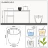 LECHUZA Tischgefäß CLASSICO LS 21 ALL-IN-ONE Hochglanz-Weiß 442093 Bild 3