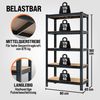 MONZANA® Schwerlastregal 2er Set 180x90x40cm schwarz Bild 2