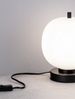 Nova Luce 9624085 LATO Tischleuchte 22,5cm Schwarz Opal E14 Bild 5