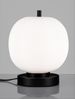Nova Luce 9624085 LATO Tischleuchte 22,5cm Schwarz Opal E14 Bild 4