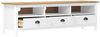 vidaXL TV-Schrank Hill Weiß 158x40x47 cm Massivholz Kiefer 288930 Bild 2