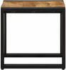 vidaXL Couchtisch Braun 40 x 40 x 38 cm Massivholz Mango 4102727 Bild 5