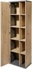 Hochschrank >Nebraska< in Matera Beton - 50x160x31cm (BxHxT) Bild 3