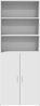 vidaXL Highboard Weiß 70x42,5x185 cm Holzwerkstoff 3281371 Bild 3