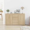 Sideboard, Kommode Sonoma-Eiche 120 x 36 x 69 cm Holzwerkstoff Bild 4