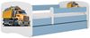 Raumhirsch Furniture Kinderbett 70x140, 80x160, 80x180 cm - Komplettset mit Matratze & Schublade (Bett für Jungs, Einzelbett für Kinder 2–12 Jahre mit Rausfallschutz), verschiedene Farben & Designs Bild 2